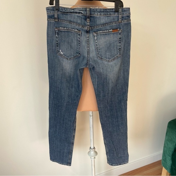 Joe's Jeans Gessa Blue Distressed Slouched Slim Denim Jean KSYGSA5547 EUC Sz 28 - Picture 5 of 10